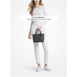 MICHAEL KORS OUTLET Jet Set Travel Extra-Small Logo Top-Zip Tote Bag