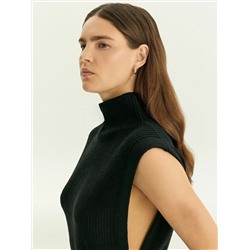 Вязаный жилет с добавлением шерсти, GL054/galor