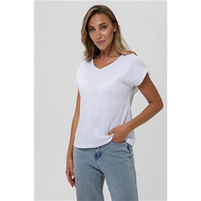 7158/1 однотон футболка женская