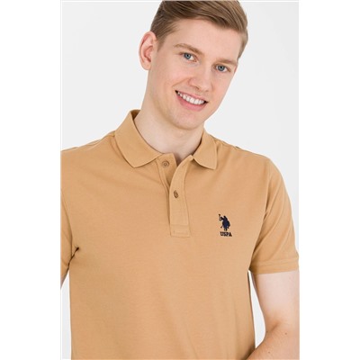 Erkek Camel Basic Polo Yaka Tişört