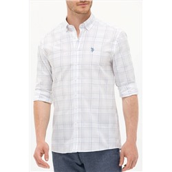 Erkek Ekru Uzun Kollu Gömlek