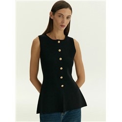 Трикотажный топ, B3223/corvus