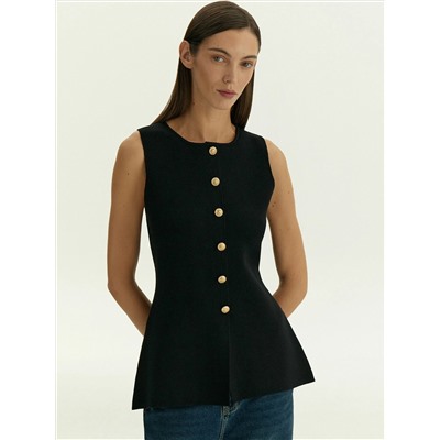 Трикотажный топ, B3223/corvus