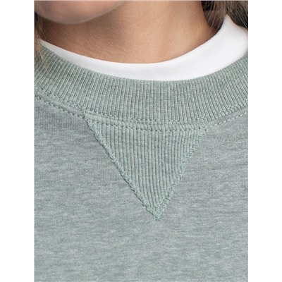 Джемпер из петельчатого футера двухнитки с эластаном