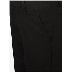 Boys Black Slim Leg School Trousers 5 Pack