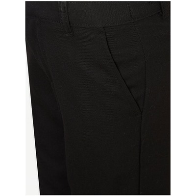 Boys Black Slim Leg School Trousers 5 Pack