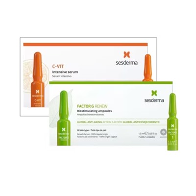 C-Vit Intensive Sérum 10 uds + Factor G Renew 7 uds