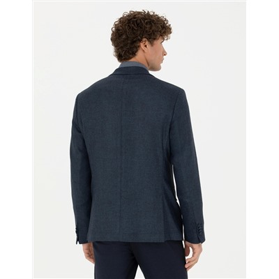 Açık Lacivert Slim Fit Ceket