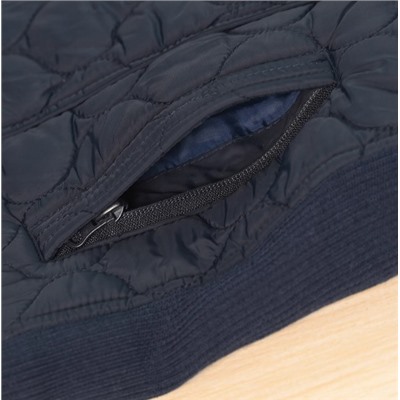 Женский стеганый жилет-стойка