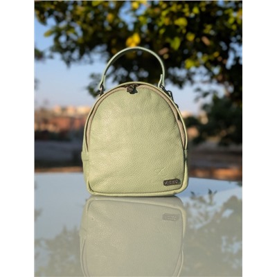 Итальянская сумка - рюкзак из натуральной кожи от AB Zapatos mochila NAPA menta АКЦИЯ