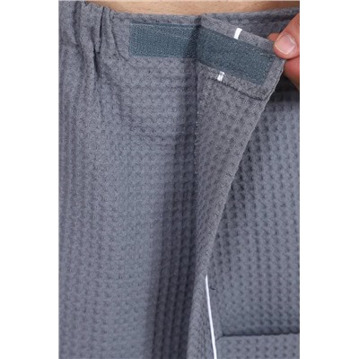 Накидка вафельная мужская однотонная