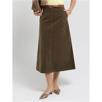 Юбка  из эластичного микро-вельвета