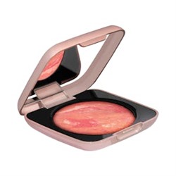 Компактные румяна Deliplus Blush Satin Compact Blush 04, многоцветные, коралловые.