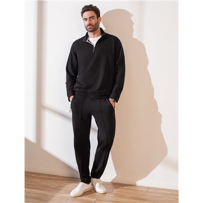 Брюки джоггеры на резинке из премиального футера двухнитки