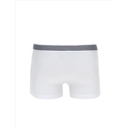 Beyaz Pamuk Modal Karışımlı 3'lü Boxer