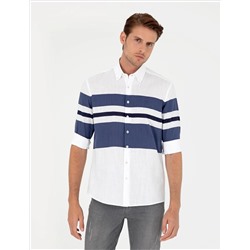 Açık Mavi Regular Fit Uzun Kollu Gömlek