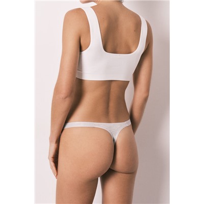 Pack 3 tangas tira algodón logo