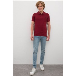 Erkek Plum Basic Polo Yaka Tişört