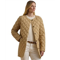 Lauren Ralph Lauren Women's Button-Front Collarless Coat