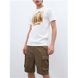 Cargo-Jogger-Shorts mit hohem Baumwollanteil