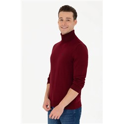 Erkek Bordo Basic Kazak