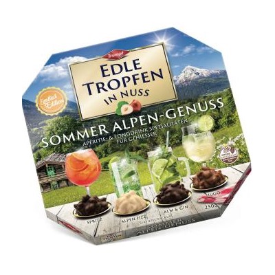 Trumpf Edle Tropfen in Nuss Sommer Alpen-Genuss 250g