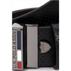 Erkek Çift Taraflı Siyah Kemer