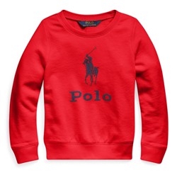 GIRLS 2-6X Big Pony French Terry Pullover