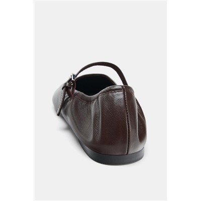 SOFT LEATHER BALLET FLATS