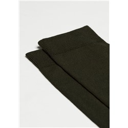 Lange Herrensocken aus elastischer Baumwolle