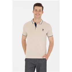 Erkek Taş Basic Polo Yaka Tişört