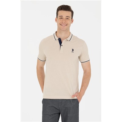 Erkek Taş Basic Polo Yaka Tişört