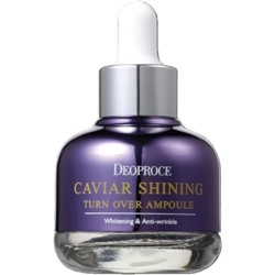 DEOPROCE CAVIAR SHINING TURN OVER AMPOULE Сыворотка для лица с экстрактом икры 30мл