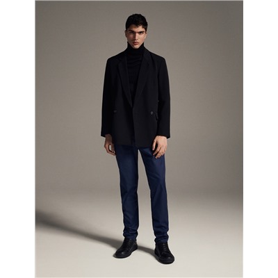 Slim-Fit-Chinohose mit hohem Baumwollanteil