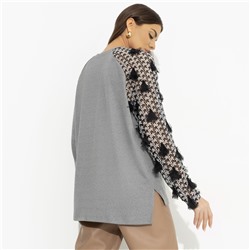 Свитшот с акцентным декором, Модная хроника (new)