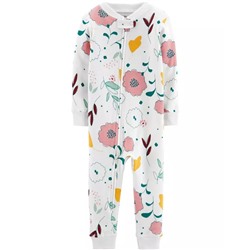 1-Piece Certified Organic Cotton Snug Fit Footless PJs