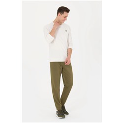 Erkek Taş Bisiklet Yaka Sweatshirt