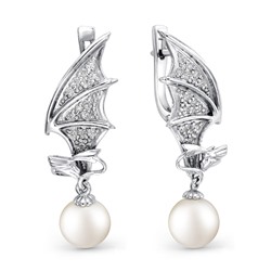 Серьги серебро 52205S1