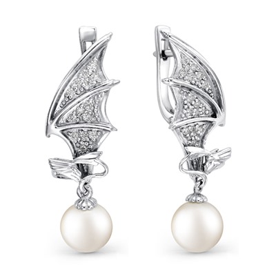 Серьги серебро 52205S1