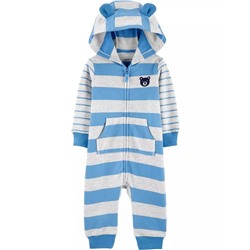 Carter's | Baby Hooded Zip-Up Jumpsuit