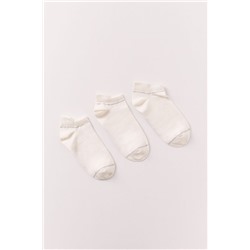 Pack 3 calcetines cortos deportivos blancos