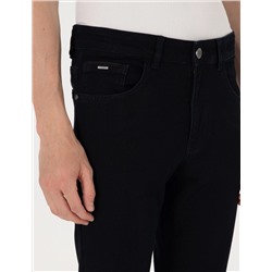 Koyu Lacivert Slim Fit Jean Pantolon