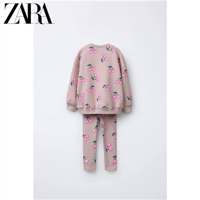 Костюм для девочек, пуловер и лосины ЗАР*А оф сайт, распродажа