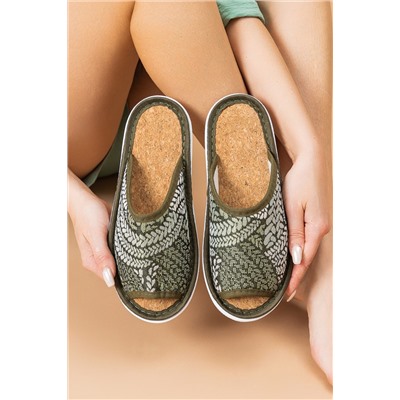 Женские тапочки с пробковой стелькой ЖШО(пр)