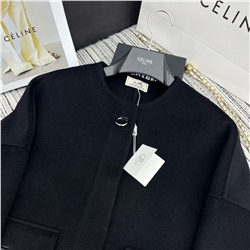 Распродажа Черный 22-15-2 Настоятельно рекомендуется осенне-зимняя серия 2023. Ее * новое осенне-зимнее двустороннее кашемировое пальто из сращенной натуральной кожи с пятью кольцами с золотой пряжкой YB1:1 индивидуальная свободная версия 2 цвета и три кода