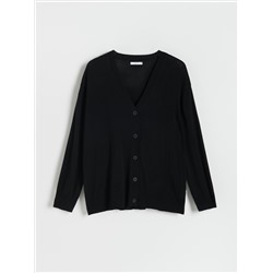 Leichte Strickjacke aus Viskosemischung