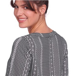 Damen kleid mit Minimal-Print