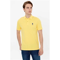 Erkek Açık Sarı Polo Yaka Tişört