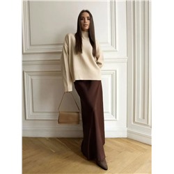 Длинные женские атласные юбки