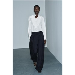 PANTALÓN WIDE LEG PINZAS ZW COLLECTION